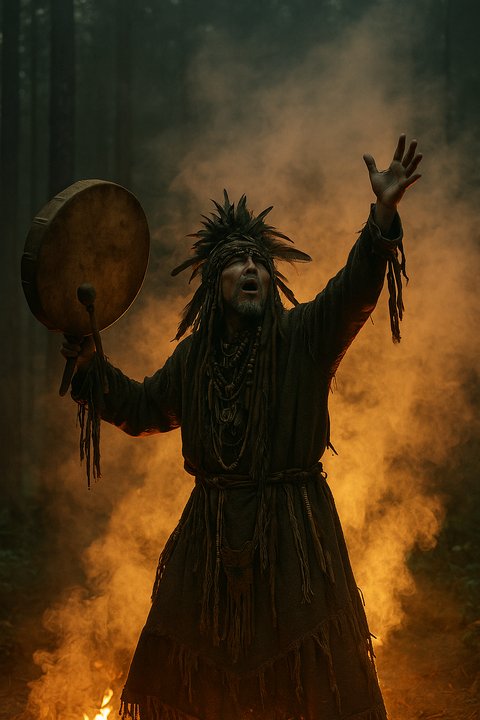 Шаман призывает духов Шаман призывает духов