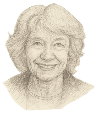 Психолог Элейн Арон (Elaine N. Aron, the USA) Рисунок, сделанный с одной из фотографий психолога Элейн Арон